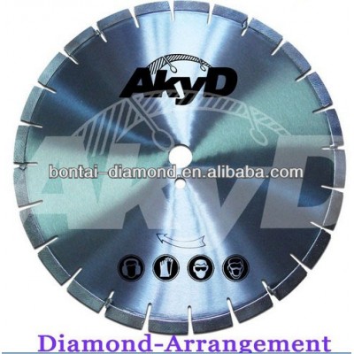 Diamond arrangement Fast Cutting of diamond Arix Blade for Asphalt